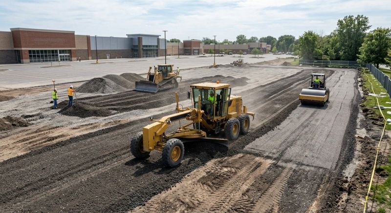 Parking Lot Leveling in Buford, GA